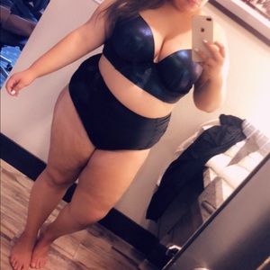 Green Shimmer lane Bryant swimsuit
